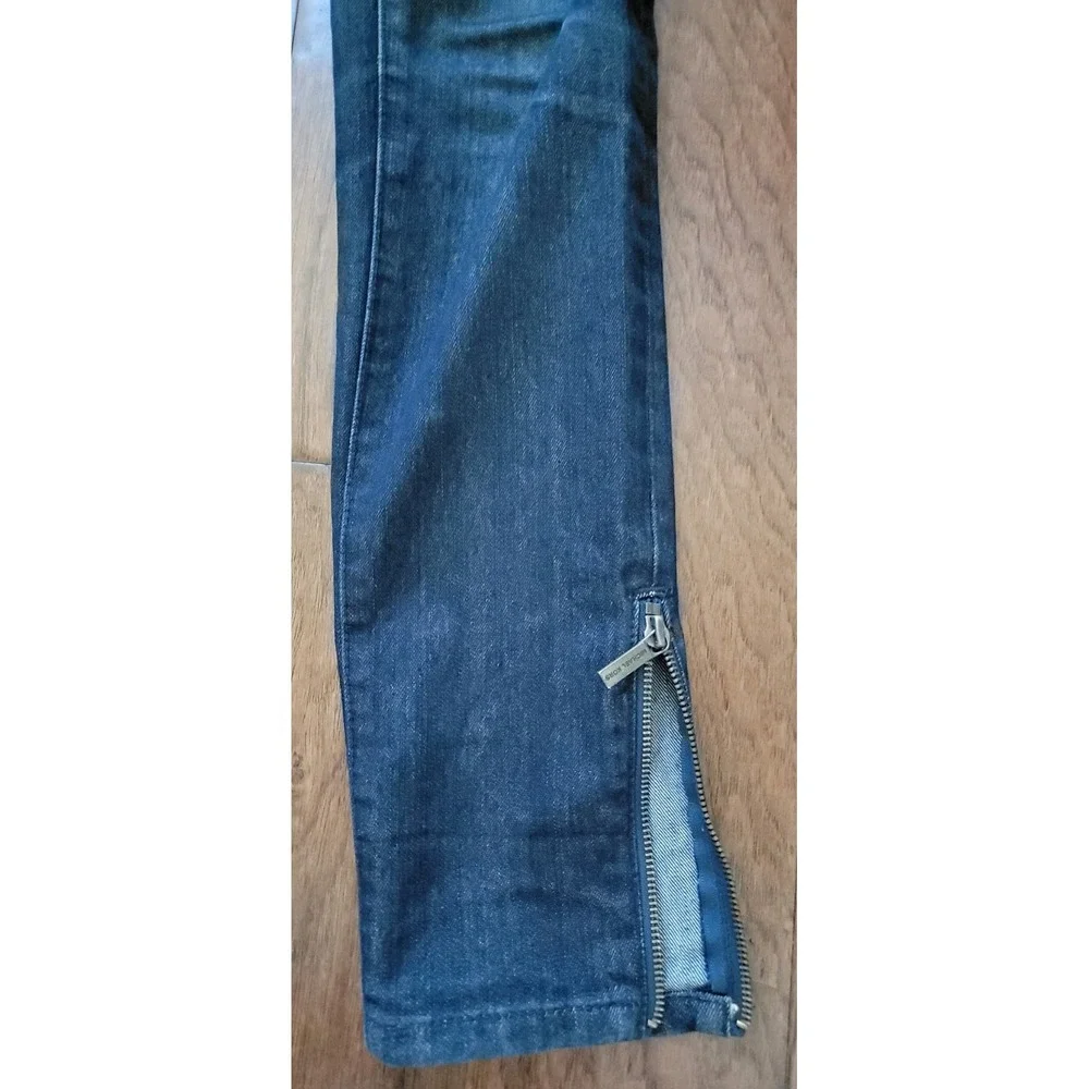 Michael‎ Kors Women's Blue Dark Wash Skinny Jeans Size 0 28x31.5 Inseam